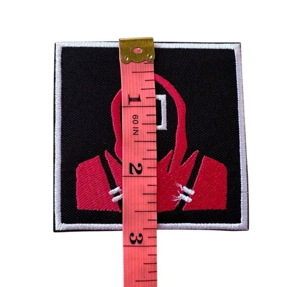 Squid Game Square Embroidered Patch - Picture 3 of 4